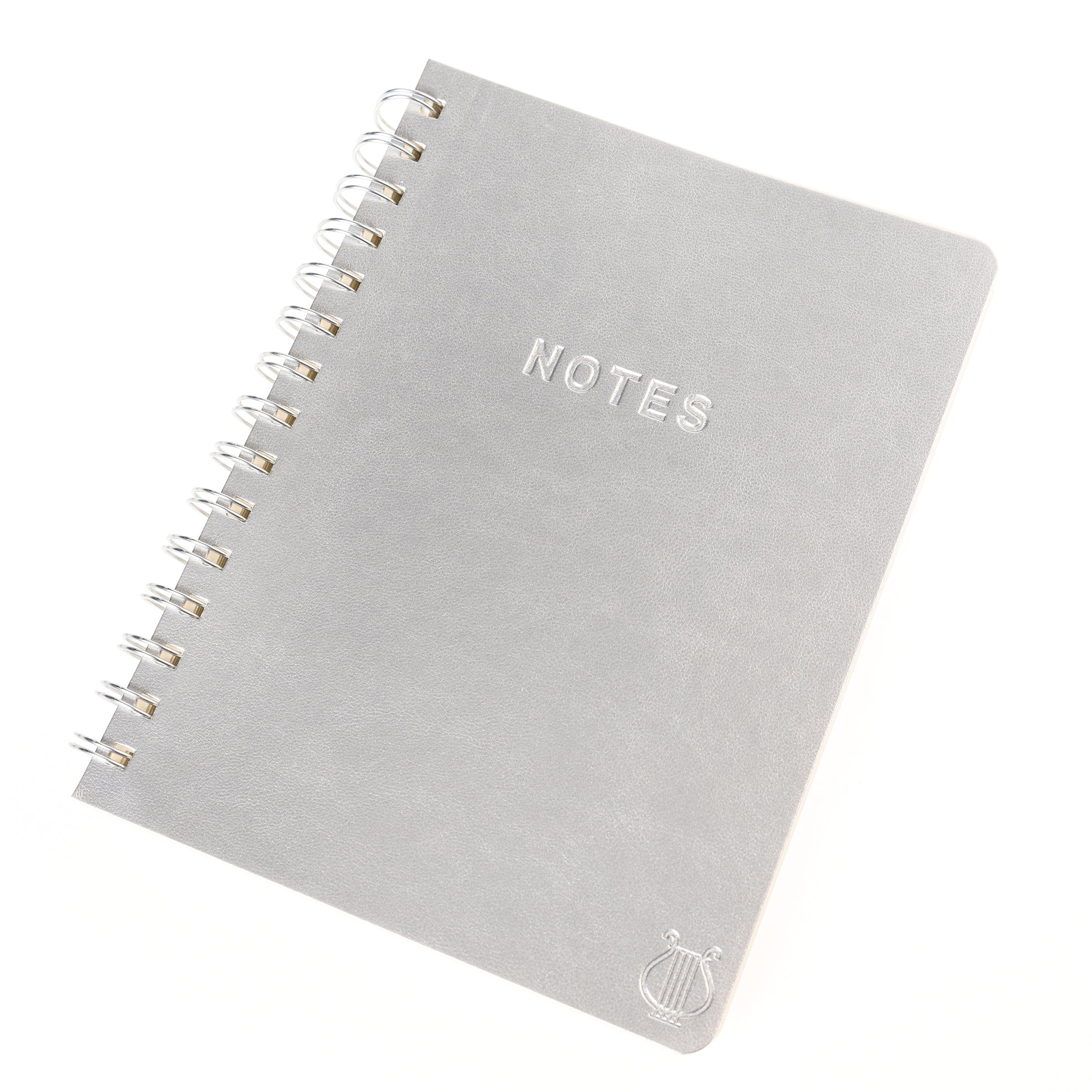 Apollo Collection Silver Vegan Leather Journal - Image 3