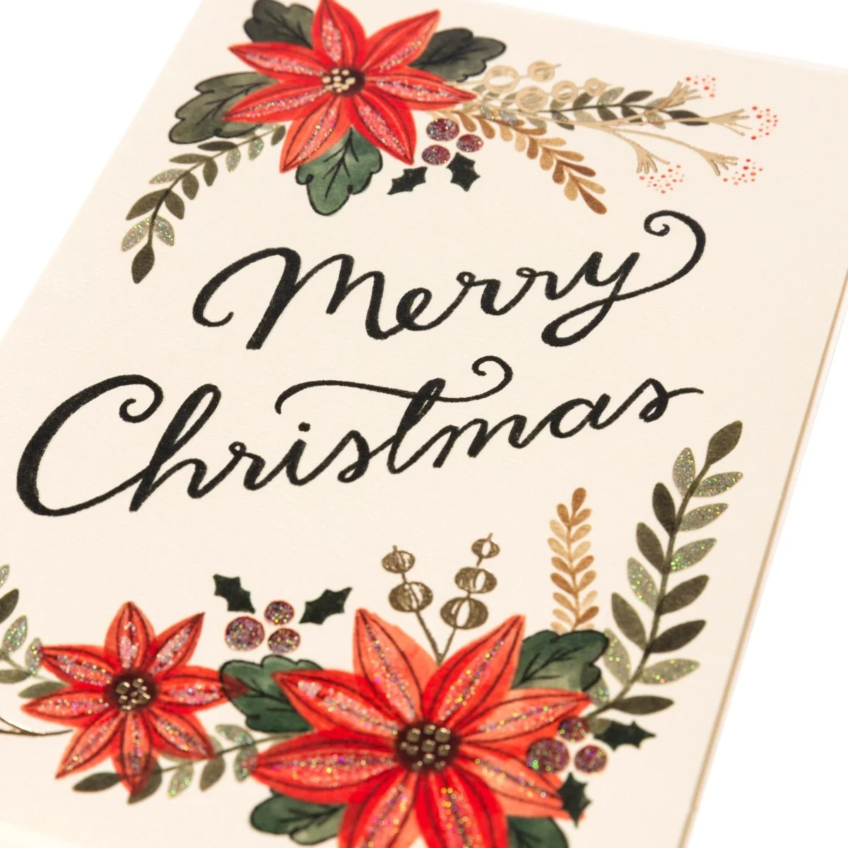 Cream Floral Holiday Boxed Cards - Image 5