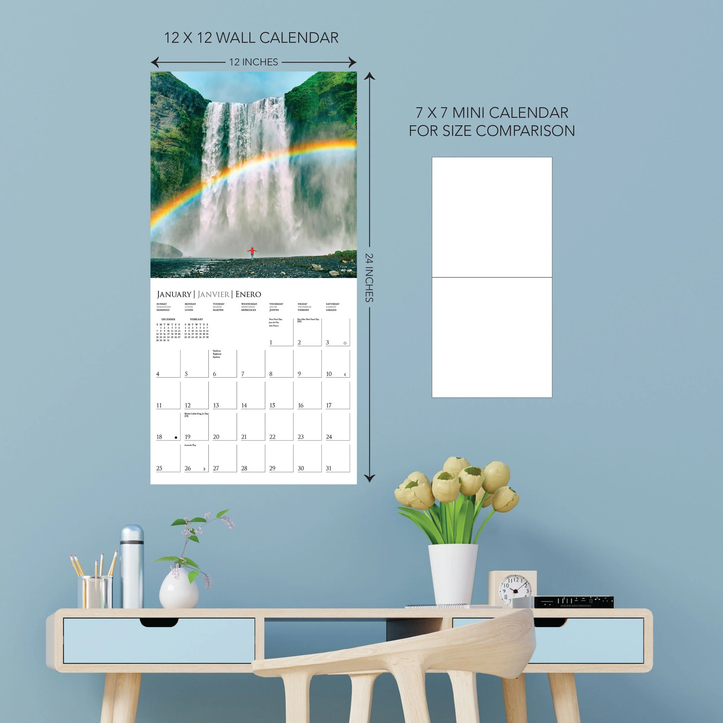 Chasing Rainbows 12 x 12 Wall Calendar - Image 5