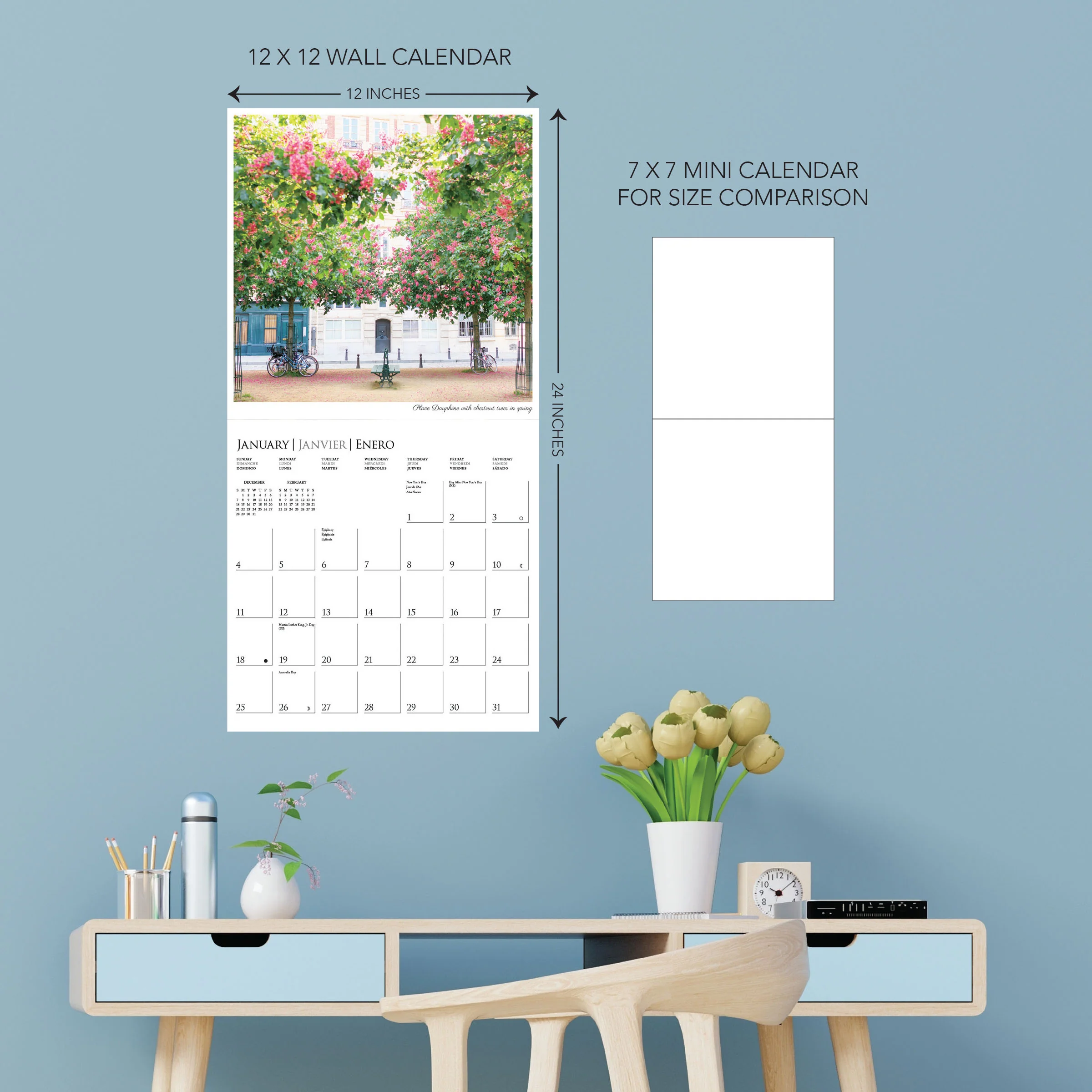 A Parisian Life 12 x 12 Wall Calendar - Image 5