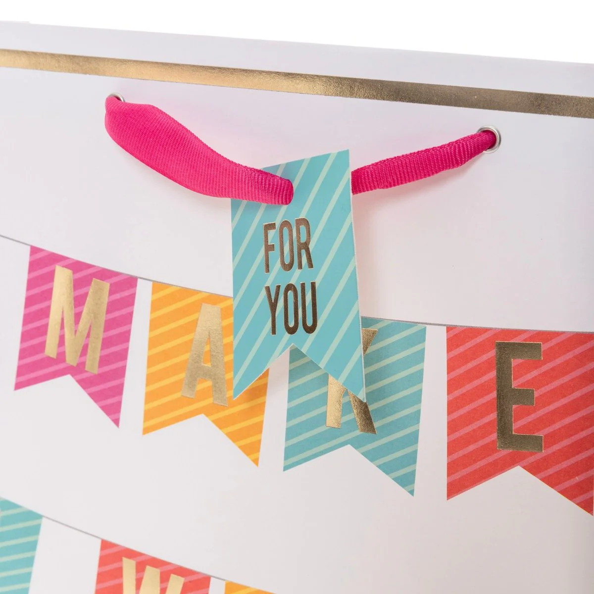 Make A Wish Flag Large Landscape Gift Bag - Image 3