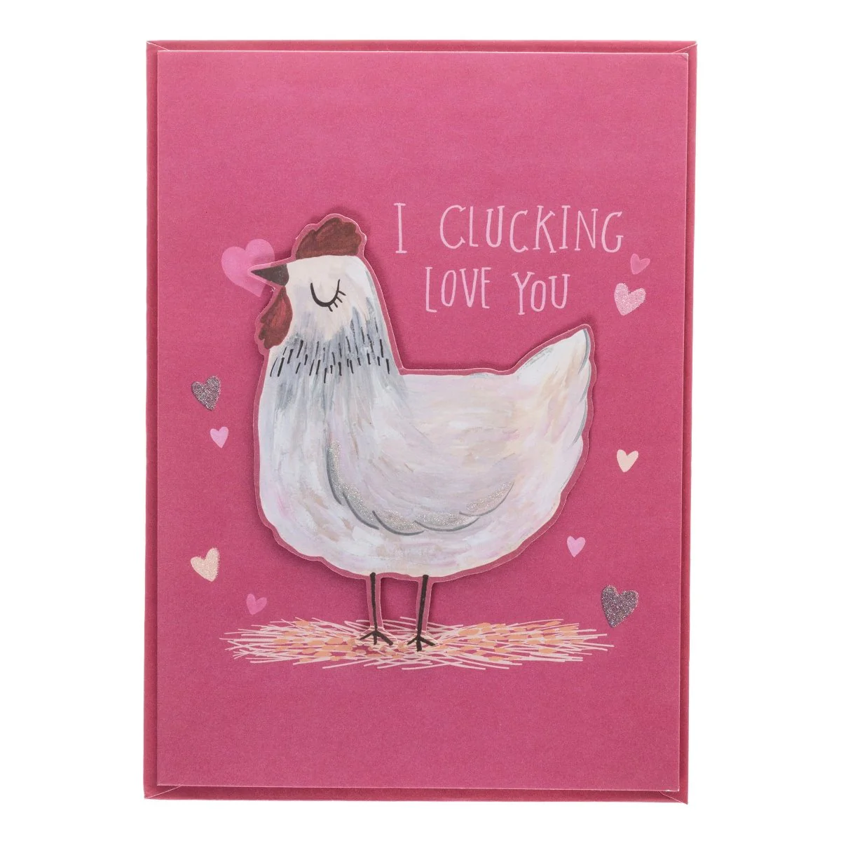 Clucking Love You Valentine's Day Handmade Card - Image 4