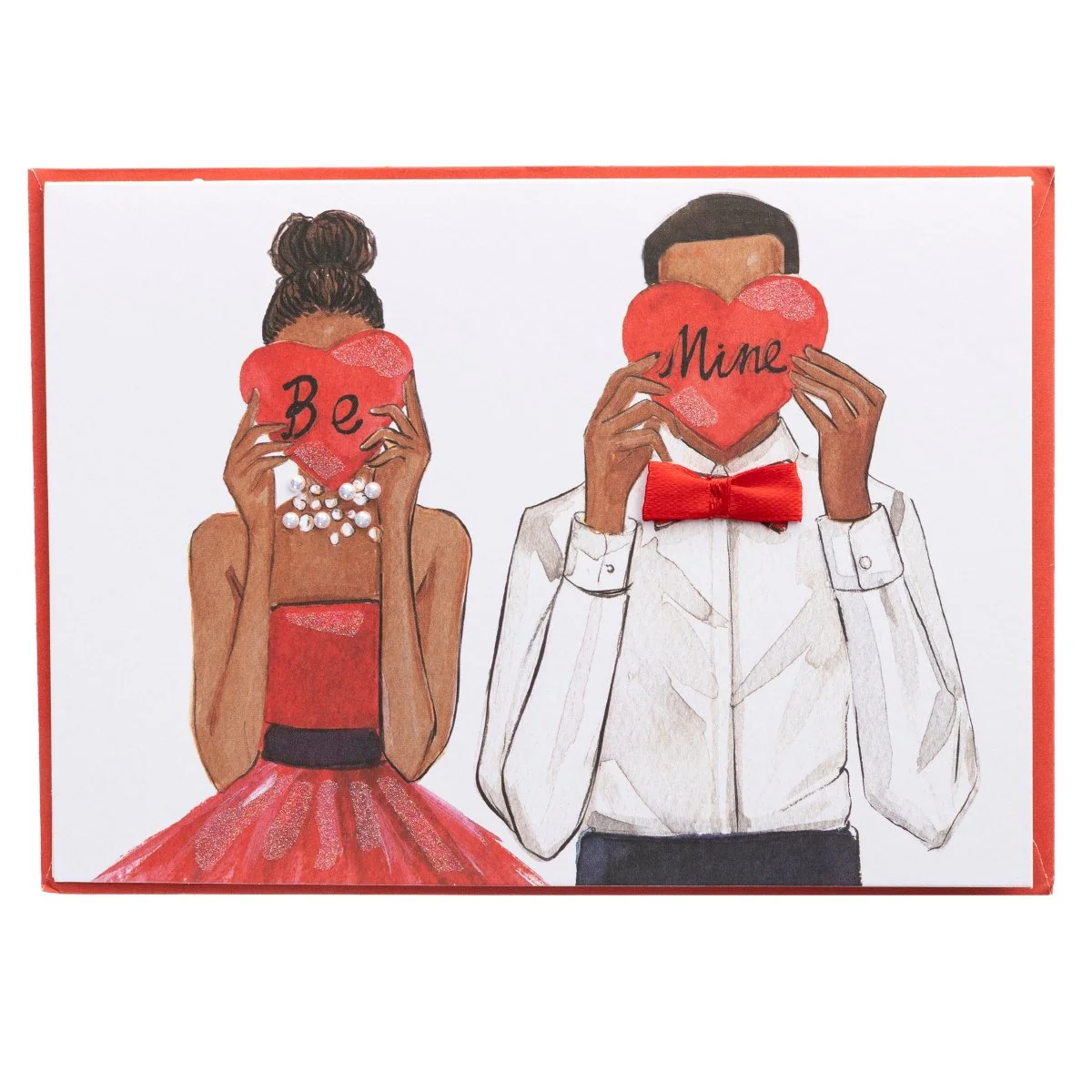 Be Mine Couple Love Handmade Card - Image 4