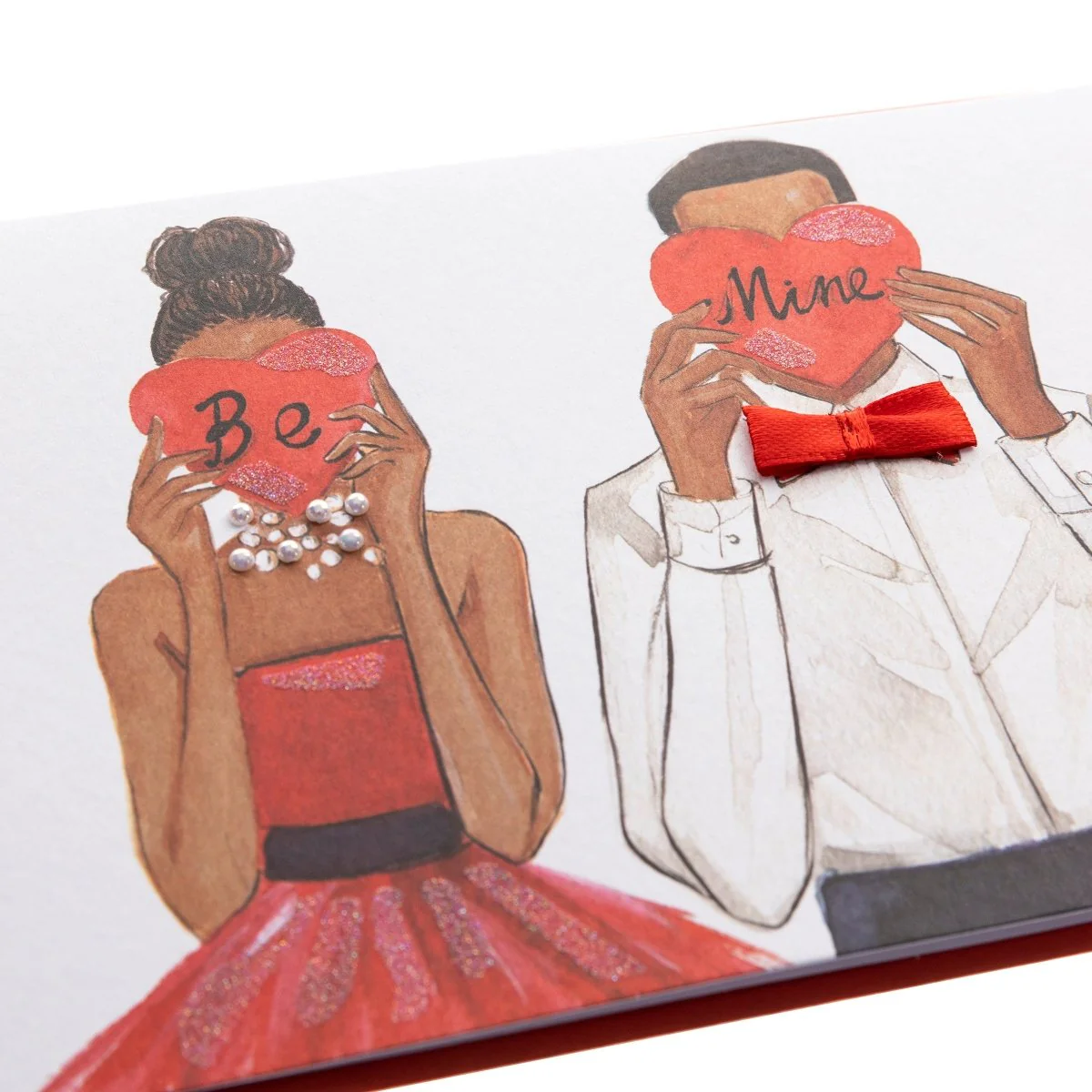 Be Mine Couple Love Handmade Card - Image 5