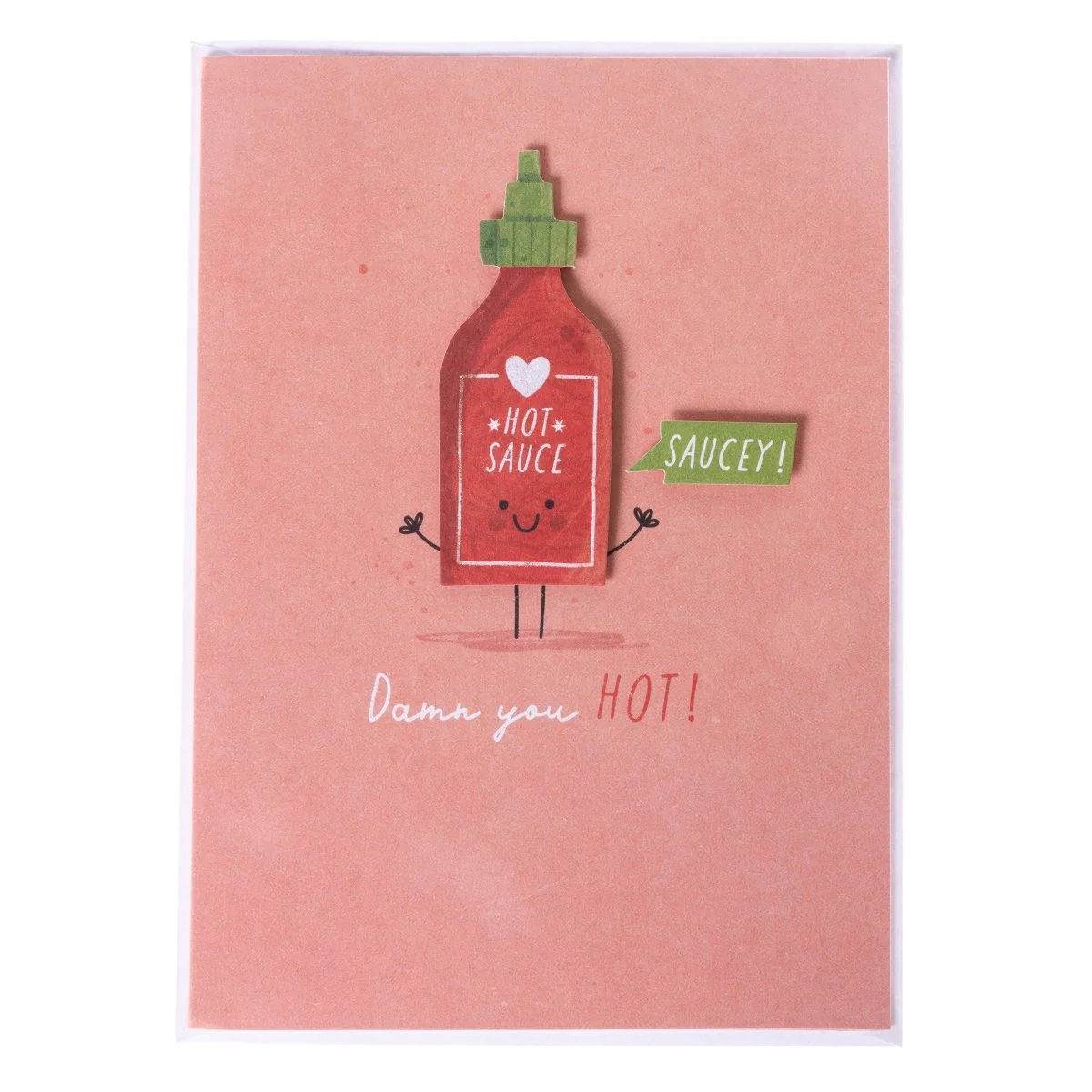Damn You Hot! Valentine's Day Handmade Card - Image 3