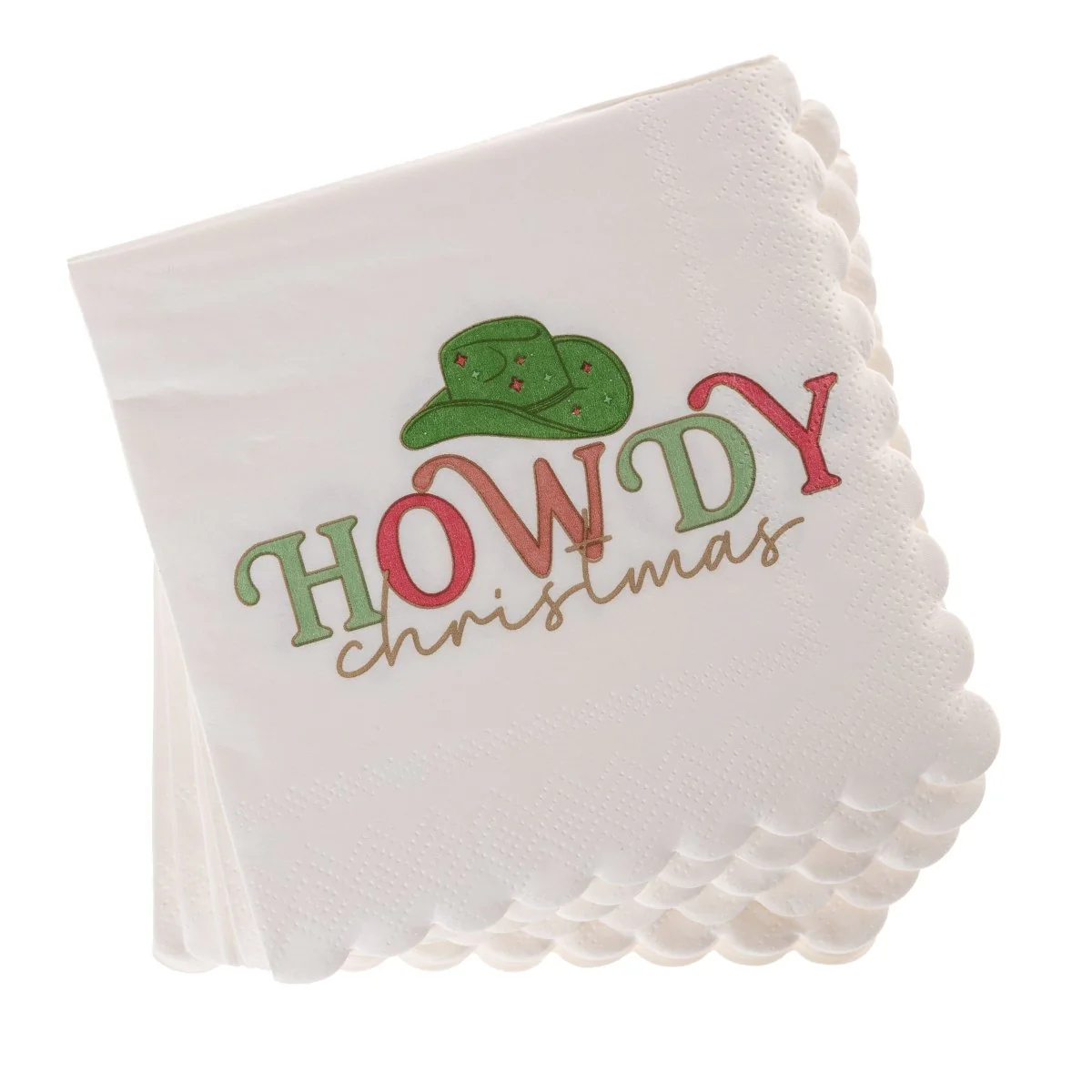 Howdy Christmas Holiday Cocktail Napkins - Image 3