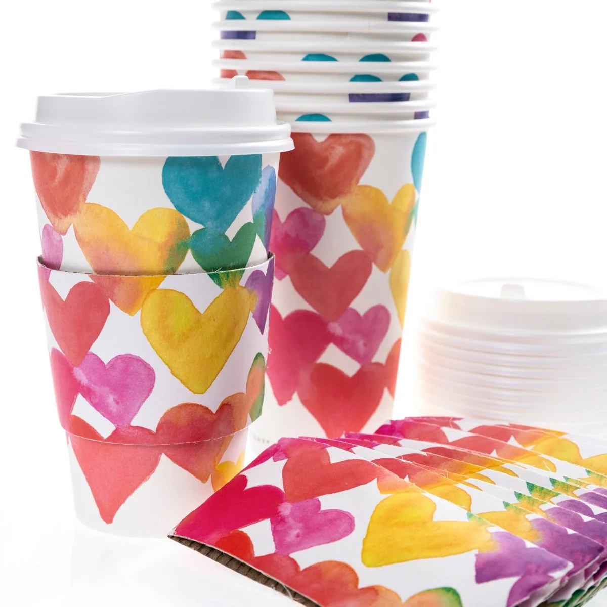 Love in Color Disposable Travel Cup - Image 3