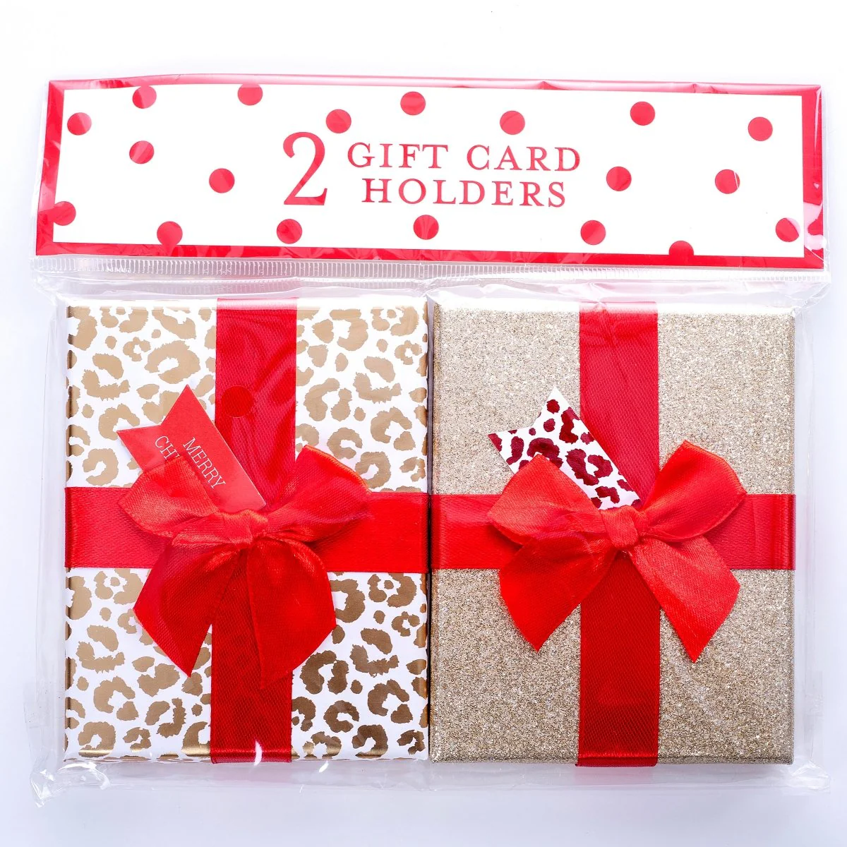 Leopard Glam Holiday Gift Card Holder Set - Image 3
