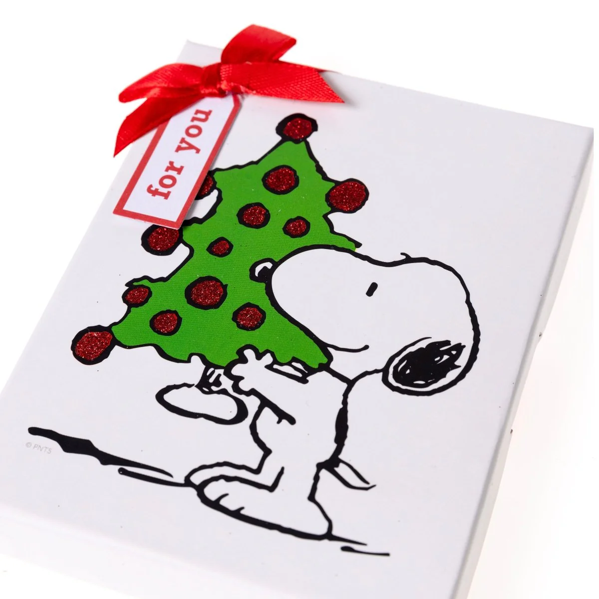 Snoopy Holding Tree Holiday Gift Card Holder Set - Image 3